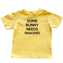 Load image into Gallery viewer, Some Bunny Needs Snackies T-Shirt