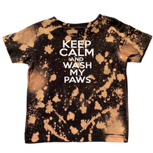 Load image into Gallery viewer, Keep Calm And Wash My Paws Bleach Distressed T-Shirt