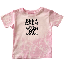 Load image into Gallery viewer, Keep Calm And Wash My Paws Bleach Distressed T-Shirt